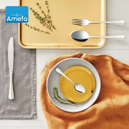 Miniatura 3 de Amefa Baguette - Juego de cubiertos (20 unidades), color plateado