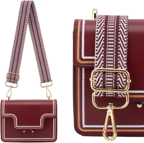 Miniatura 330 de ZOOEASS - Correa de repuesto para cartera, para colgar en el hombro o para cruzar, ancha y ajustable, de lona