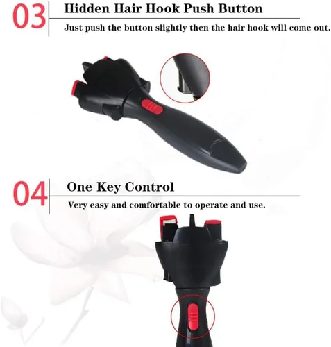 Miniatura 6 de Trenzador de pelo eléctrico automático de torsión rápida Twister Herramienta de trenzado de cabello inteligente DIY Herramientas de pelo Trenzadora