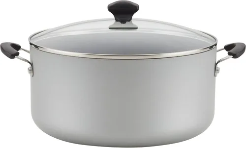 Miniatura 9 de Farberware - Olla de cocina antiadherente con tapa, 10.5 cuartos de galón - Negro