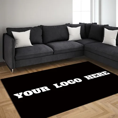 Alfombras personalizadas para dormitorio, estéticas personalizadas con logotipo, foto, texto, tapete antideslizante y lavable, alfombra decorativa