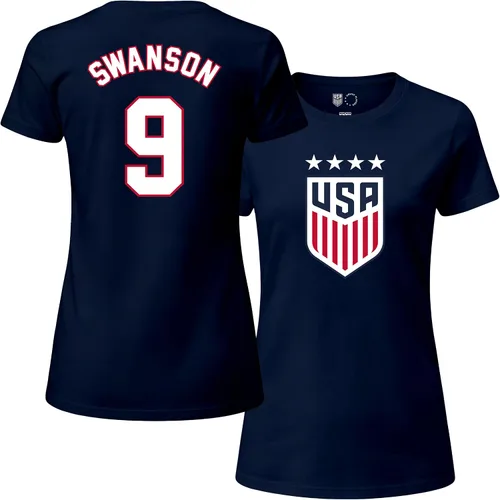 Miniatura 11 de Icon Sports Camiseta de algodón con licencia oficial del equipo nacional de fútbol femenino de EE. UU. - Mujeres - 67WCT