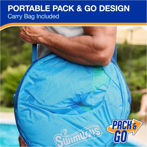 Miniatura 6 de SwimWays Spring Float Premium SunSeat Sillas de Piscina, Flotadores de Piscina Inflables para Adultos con Inflado Rápido para Edades de 15 años
