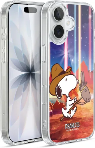 Miniatura 98 de Head Case Designs Funda de gel con licencia oficial de Peanuts Nebula Cactus Needles Snoopy Space Cowboy [protección de grado militar] compatible