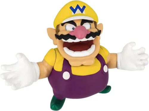 Sanei Boeki Super Mario Figura Colección Wario 1.57 x 1.57 x 1.96 pulgadas FCM-029 Japan Import con bolígrafo táctil original Stylus