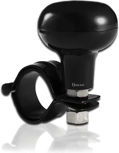 Zento Pomos de Dirección Clásicos Negros Ajuste Universal Volante de Vehículo Suicide Spinner Manijas de Calidad Premium