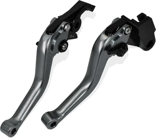 Miniatura 14 de 3D Fishbone Pattern Short Brake Clutch Lever for Yamaha Fazer FZ-1 FZ-8 FZ-6 FZ-6R FZS600, CNC Aluminum Alloy Made (Black)