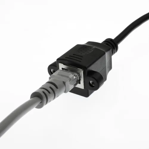 Miniatura 2 de Cable adaptador XLR de 3 pines a RJ45 hembra, conector XLR a RJ45 Ethernet, extensión CAT5 para la serie de controladores DMX-CON de 1.1 pies