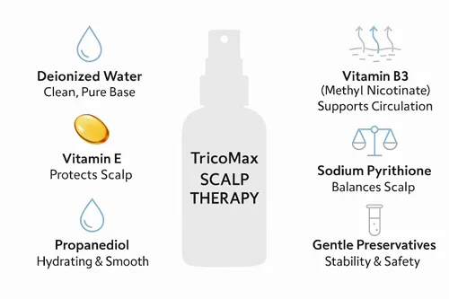 Miniatura 4 de Tricomax Terapia del cuero cabelludo: Estimulante y espesante del crecimiento del cabello con vitamina E para reducir la inflamación - 4.0 fl oz/4 oz