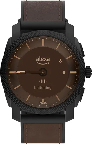 Miniatura 7 de Fossil Machine Gen 6 Reloj inteligente híbrido con Alexa integrado frecuencia cardíaca seguimiento de actividad oxígeno en sangre y notificaciones