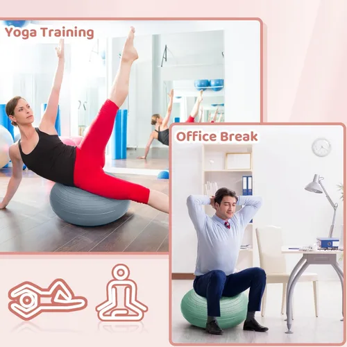Miniatura 6 de 6 piezas de asientos flexibles para aula, sillas de pelota de yoga elementales para niños, silla de oficina inflable, entrenador de equilibrio