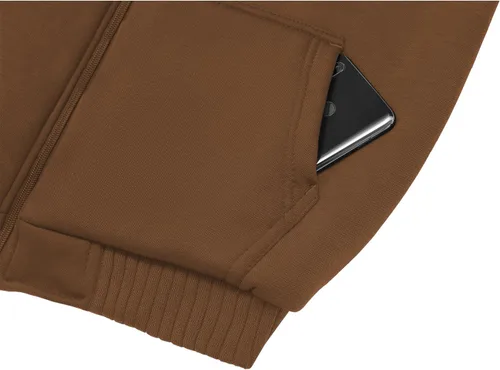 Miniatura 81 de GEEK LIGHTING Sudadera con capucha y cremallera para hombre, forro polar, chaqueta gruesa con capucha para invierno, cálida sudadera atlética