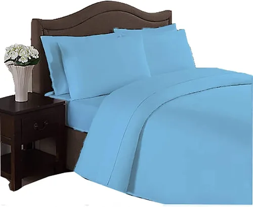 Miniatura 5 de BedDecor Juego de sábanas de 600 hilos, 6 piezas, 100% algodón egipcio con bolsillo extra profundo de 19 pulgadas, calidad de hotel súper suave Negro