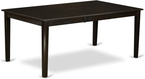 Miniatura 5 de East West Furniture HEBO7-CAP-LC - Juego de mesa y sillas de cocina de 7 piezas, consta de una mesa de comedor rectangular con pedestal y 6 sillas