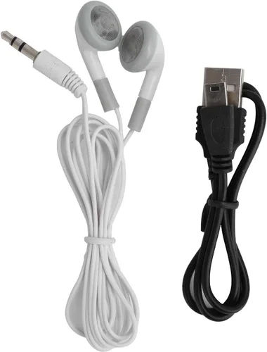 Miniatura 3 de Reproductor de MP3, reproductor de música MP3 con auriculares y cable USB, clip trasero, reproductor de música de sonido sin pérdida para niños