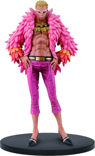 Banpresto Figura de Donquixote Doflamingo DXF de One Piece 6.7" Edición 15 Aniversario, The Grandline Men Volumen 8