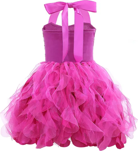 Miniatura 2 de Suppromo Vestido tutú para niñas con lentejuelas brillantes, tul, princesa, fiesta de cumpleaños, graduación, vestido de baile