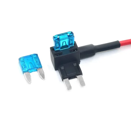 Miniatura 6 de MCIGICM Soporte de fusible de 12 V Add-a-Circuit Adaptador TAP Mini ATM APM Blade Fuse Holder 10 Pack