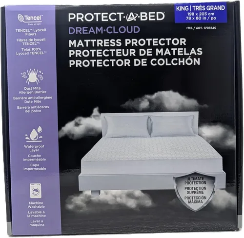 Miniatura 10 de Protect-A-Bed Protector de colchón – Impermeable, transpirable, Tencel Lyocell Top – Disponible en tamaños Queen y King (Queen)