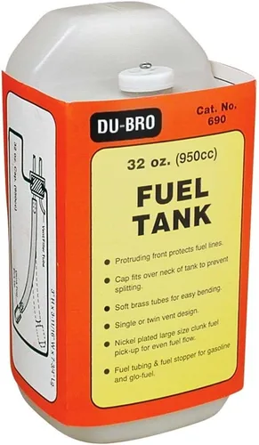 Miniatura 11 de Du-Bro 414 Depósito de combustible de 14 oz