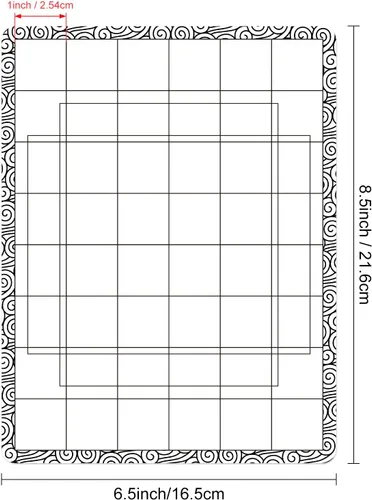 Miniatura 3 de Alfombrillas adhesivas antideslizantes flexibles para sellos, 2 alfombrillas de baja adherencia y 1 juego de amigos de mezcla, plantilla láser