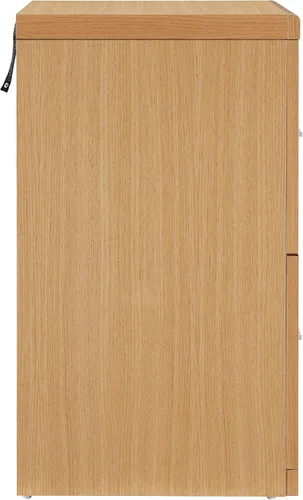 Miniatura 6 de OSP Home Furnishings Alpine Archivador de 2 cajones con cajón superior de bloqueo y sistema de fijación de bloqueo, vertical, natural