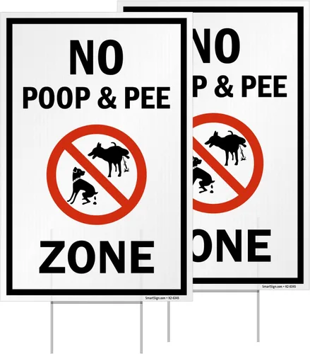 Miniatura 7 de SmartSign Cartel de 14 x 10 pulgadas con agujeros pre-limpiados, impreso digitalmente, plástico HDPE de 55 mil, rojo, negro y blanco, fabricado