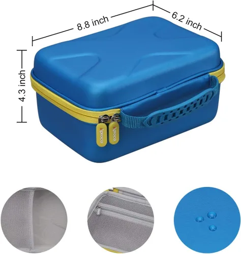 Miniatura 6 de Aproca Funda compatible con el juego de letras magnéticas Leapfrog Fridge Phonics, bolsa de almacenamiento portátil para accesorios, cremallera