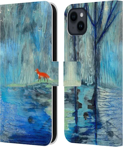 Miniatura 14 de Head Case Designs Officially Licensed Wyanne Half Light Nature 2 Leather Wallet Case Compatible with Apple iPhone 15 Plus
