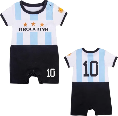Camisetas deportivas para bebé, traje de fútbol para niño y niña, camiseta de fútbol para recién nacidos, ropa de mameluco de fútbol