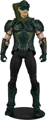 Miniatura 4 de McFarlane Toys - Figura DC Direct Gaming de 7 pulgadas con cómic - Injustice 2 WV1 - Green Arrow Flecha verde