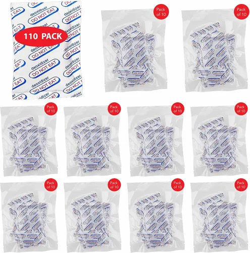 Miniatura 7 de Paquete de 200 absorbentes de oxígeno de 50 cc para almacenamiento de alimentos, paquetes de absorbentes de oxígeno de grado alimenticio para carne