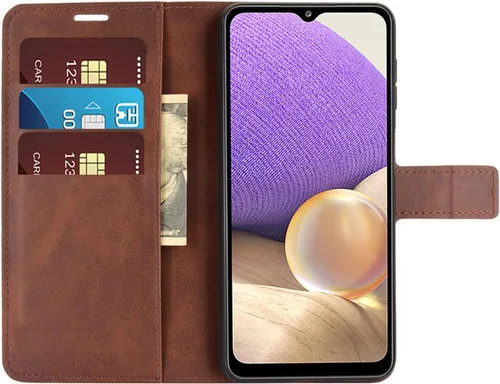 Miniatura 2 de Funda con tapa para Samsung A32 4G Wallet PU Funda protectora magnética para teléfono móvil Samsung Galaxy A32 LTE A325M 6.4 pulgadas Folio Book