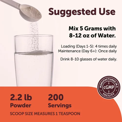 Miniatura 4 de Polvo de Creatina Monohidrato 1 kg (2.2 Lbs), 5000mg Por Porción, Polvo de Creatina Micronizado, Sin Sabor, Puro, Sin Relleno, Apto para Keto
