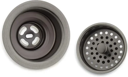 Miniatura 2 de Signature Hardware 480532 Colador de cesta de 4-1/2" con cordal - Oro cepillado