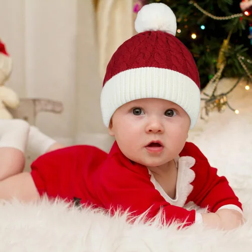 Miniatura 3 de Century Star Baby Christmas Hat Knit Santa Hat Winter Baby Boy Girl Christmas Xmas Newborn Toddler Kids Christmas Beanie