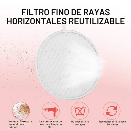 Miniatura 6 de MelodySusie Colector de polvo de uñas profesional clásico con potente succión, ventilador de vacío de uñas SPro de 4000 RPM con 2 modos de succión