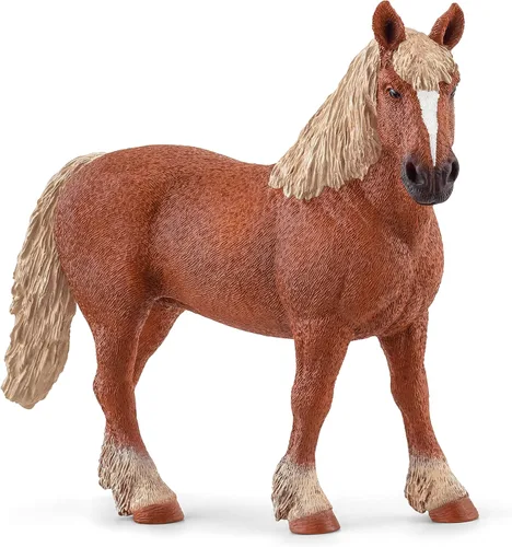 Schleich Farm World - Juguete de caballo belga de tiro - Figura de caballo para niñas y niños - Juguetes de animales de granja para niños a partir