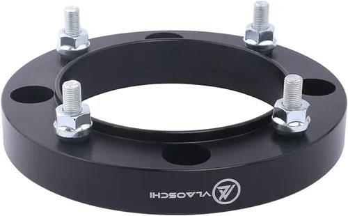 Miniatura 7 de Espaciadores de rueda ATV centrados en el cubo forjados negros 4x156 de 1 pulgada con pernos de 3/8"-24 Compatibles con Polaris Kawasaki de 4 lugs