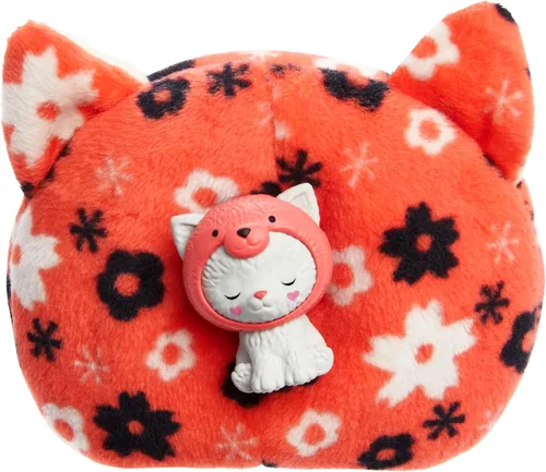 Miniatura 4 de Muñeca Barbie Cutie Reveal Chelsea y accesorios, disfraz de peluche de animal y 6 sorpresas que incluyen cambio de color, gatito como panda rojo