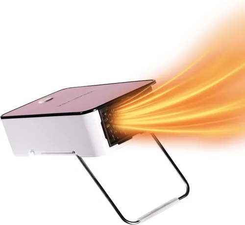 Calentador de espacio portátil, calentador eléctrico de cerámica PTC, calentador de escritorio, calentador de ventilador de alto rendimiento para el