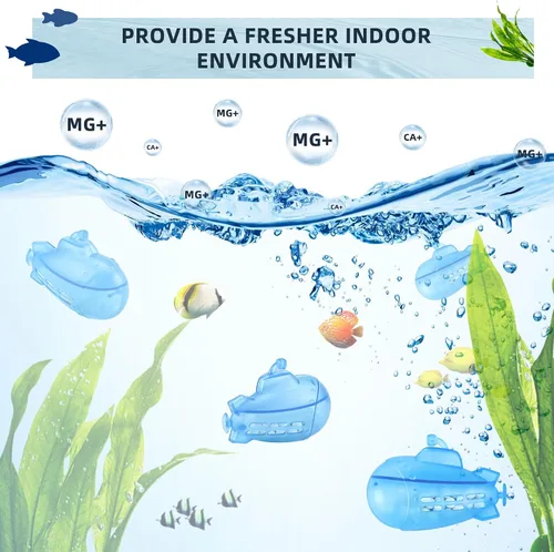 Miniatura 2 de AMI PARTS Humidificador limpiador flotante submarino para la mayoría de humidificadores cálidos y fríos y peceras, purifica el agua, suaviza el agua