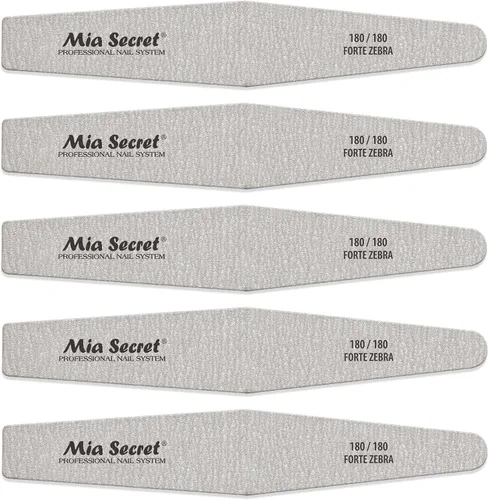 Miniatura 7 de Mia Secret Forte Zebra Diamond Lima de uñas (centro rosa, 5)