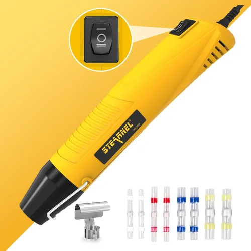 Miniatura 7 de 400 conectores de alambre de sello de soldadura con pistola de calor, conectores de alambre de palo de soldadura, kit de conector eléctrico