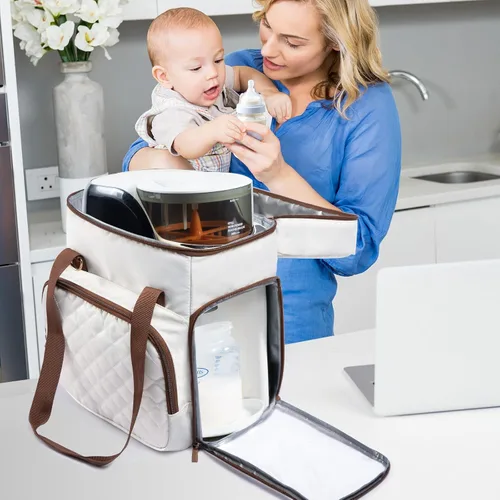 Miniatura 5 de SFYBYHEART Estuche de transporte compatible con Baby Brezza Formula Pro Advanced Formula Pro - Bolsa de transporte para mezclador de fórmula