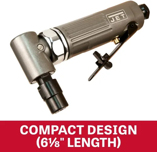 Miniatura 5 de JET Amoladora neumática de ángulo recto de 1/4 pulgadas, 22000 RPM (JAT-403), gris