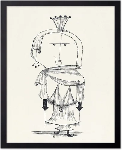 Miniatura 106 de Poster Master Póster vintage de Paul Klee – Impresión retro de cómicos – Arte de dibujo – Arte abstracto – Regalo para hombres y mujeres – Estilo-09