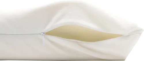 Miniatura 4 de OrganicTextiles - Almohada de látex de contorno orgánico con funda de algodón orgánico (alto loft, firmeza media), certificado GOTS & GOLS, alivio