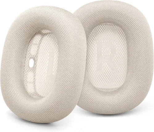 Miniatura 8 de GEVO Almohadillas mejoradas para los oídos de repuesto para auriculares Apple AirPods Max 2024, almohadillas de tela de malla, almohadillas