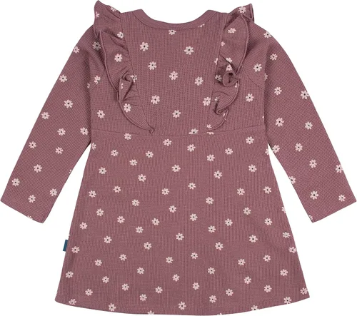 Miniatura 3 de Gerber Vestido de manga larga con detalle de volantes para bebé niña